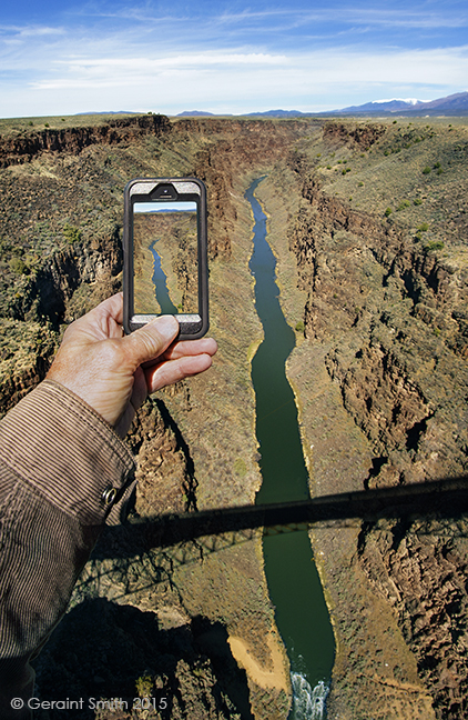 At the Rio Grande Gorge Bridge taos new mexico Rio Grande del Norte National Monument Tour Guide